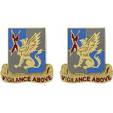 224th Military Intelligence Battalion Unit Crest (Vigilance Above)